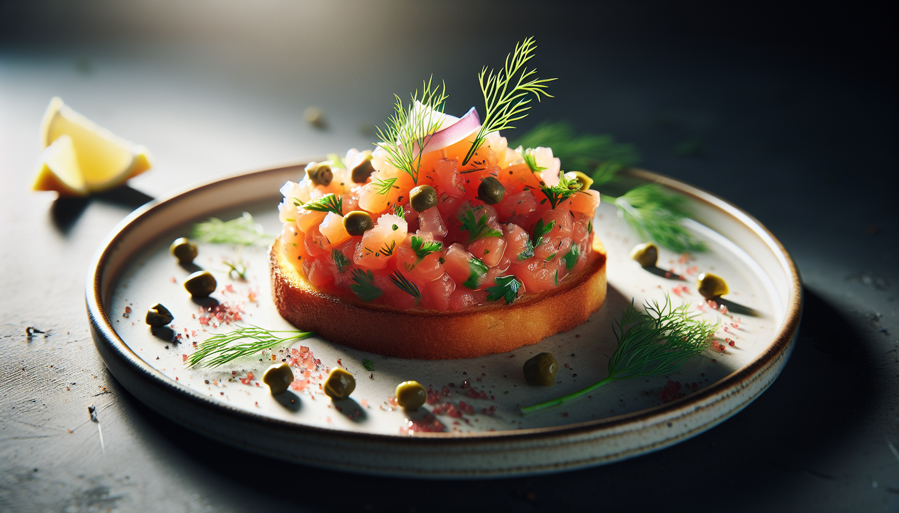 tartare di salmone